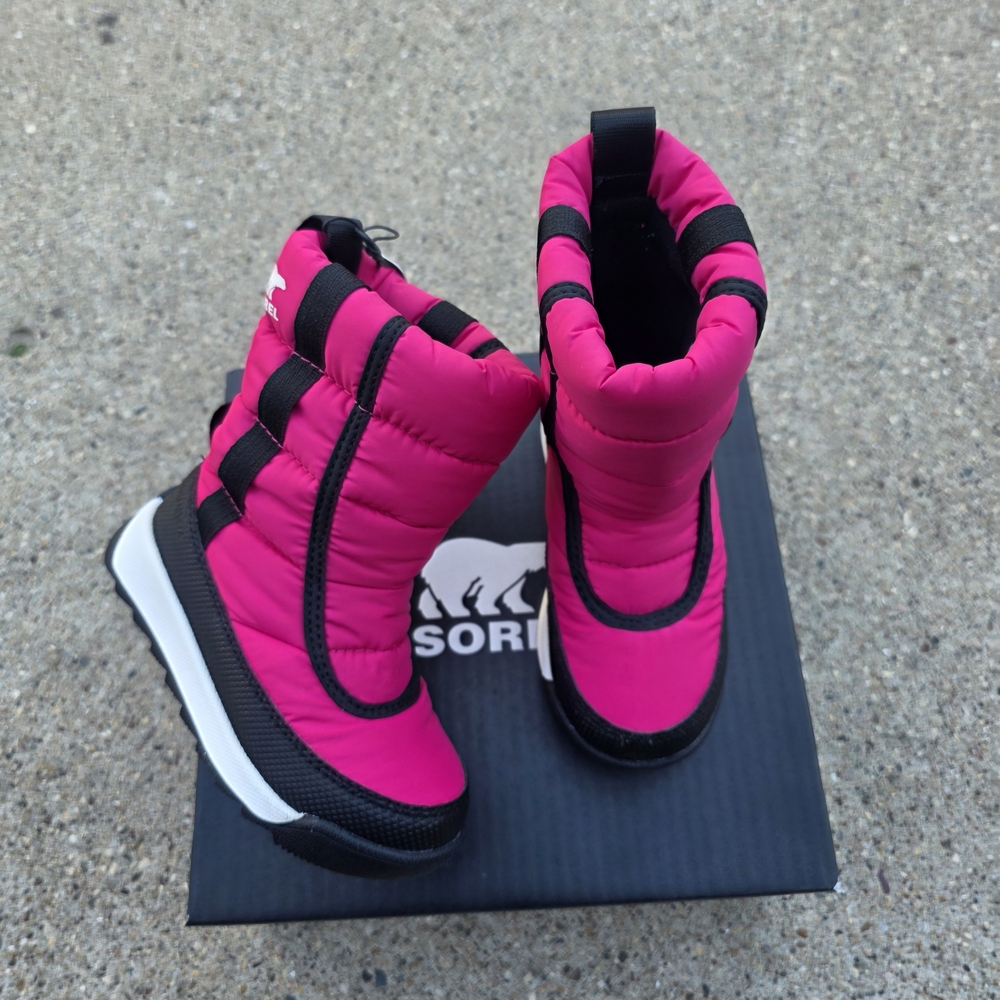 Sorel Kids Boots in Pink and Black